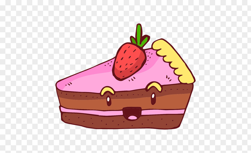 Cartoon Strawberry Pie Tart Apple Cake PNG