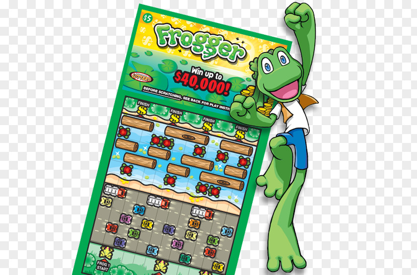 Frogger Nebraska Lottery Video Game Pollard Banknote Limited Partnership PNG