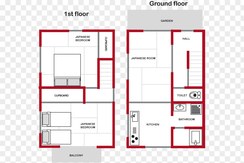 House ヒャクマンベン Floor Plan Furniture Document PNG