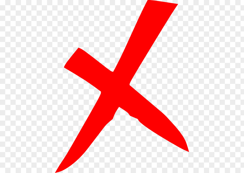 Red X Free Content Clip Art PNG
