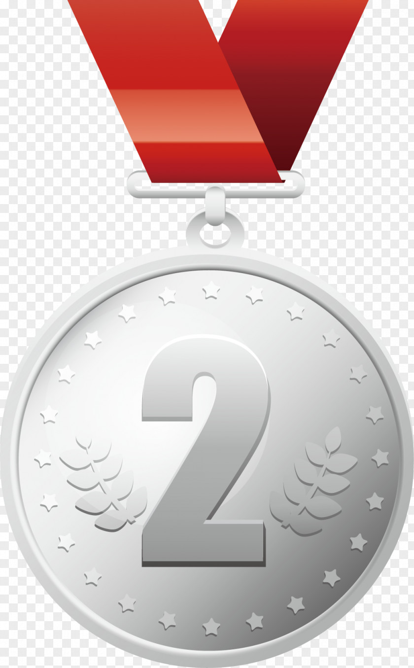 Silver Vector Material Medal PNG
