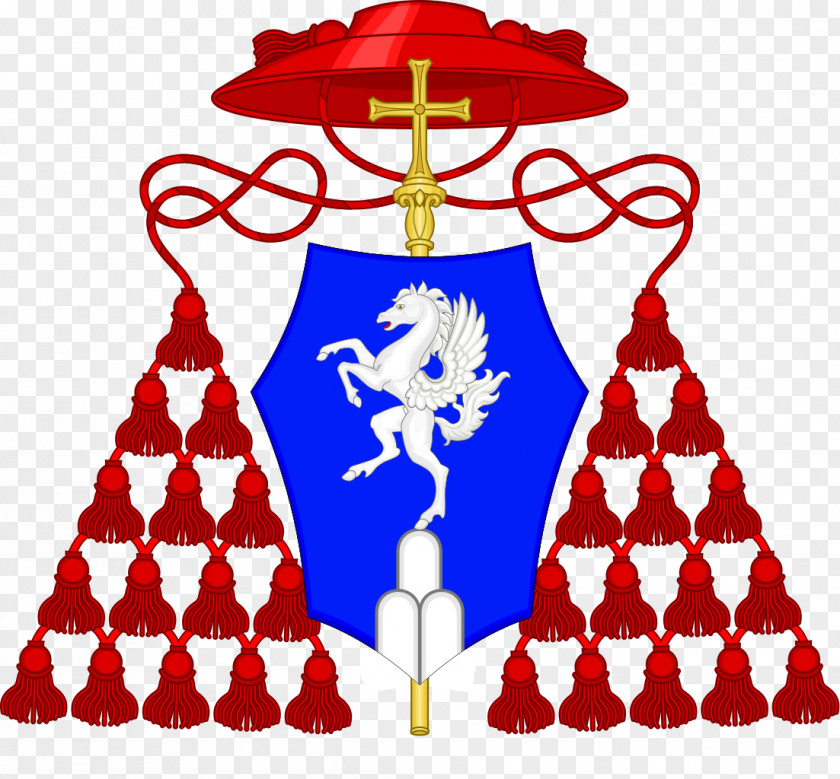 Via Rusticucci Cardinal Archbishop Coat Of Arms Ecclesiastical Heraldry PNG