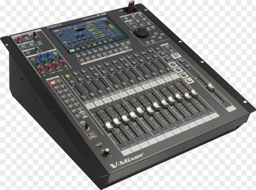 Audio Mixers Roland Corporation Sound Mixer Digital Mixing Console PNG