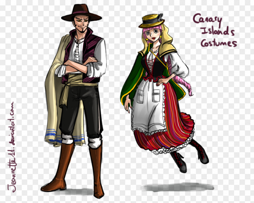 Dress Canary Islands Folk Costume Design Clothing PNG