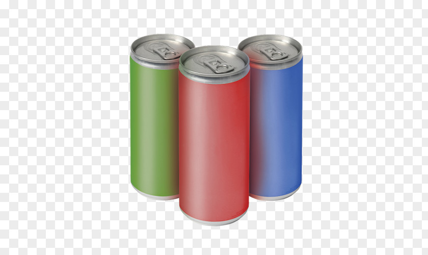 Energy Drink Aluminum Can Tin Beverage Cylinder PNG
