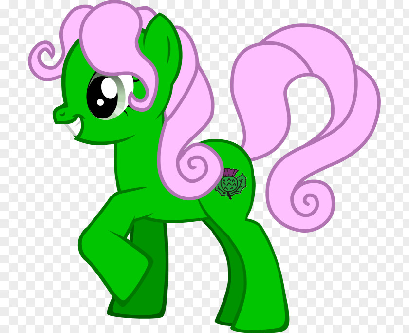 Horse Green Cartoon Clip Art PNG