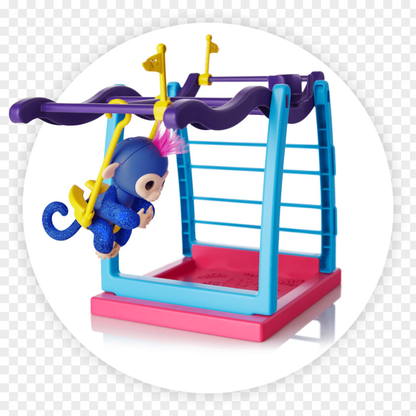 Monkey Bars WowWee Jungle Gym Swing Fingerlings Toy PNG