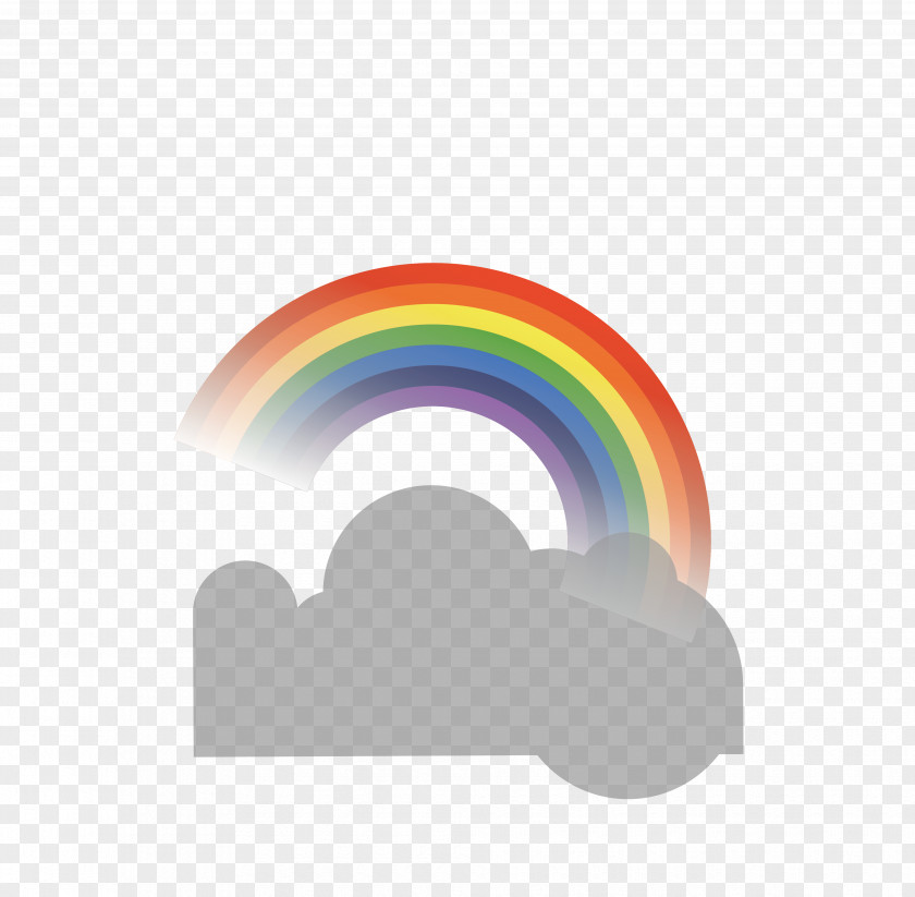 Rainbow Vector Material PNG