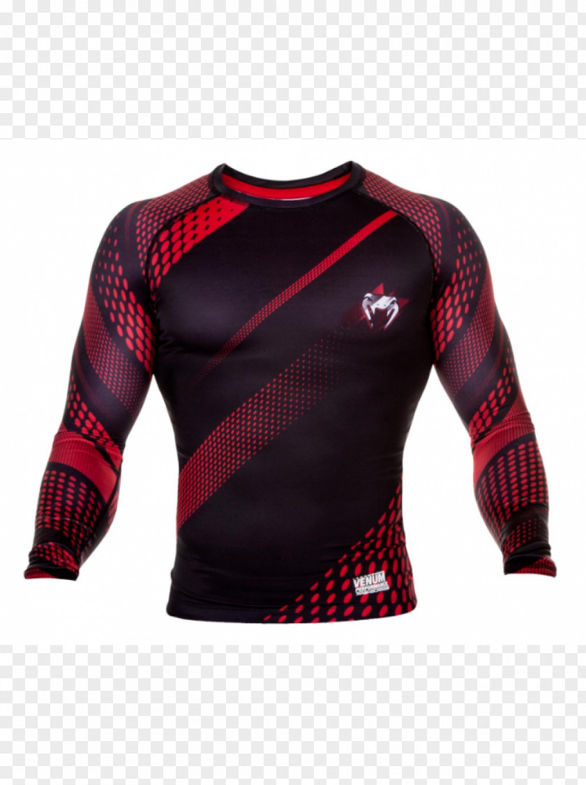 T-shirt Long-sleeved Rash Guard Venum PNG