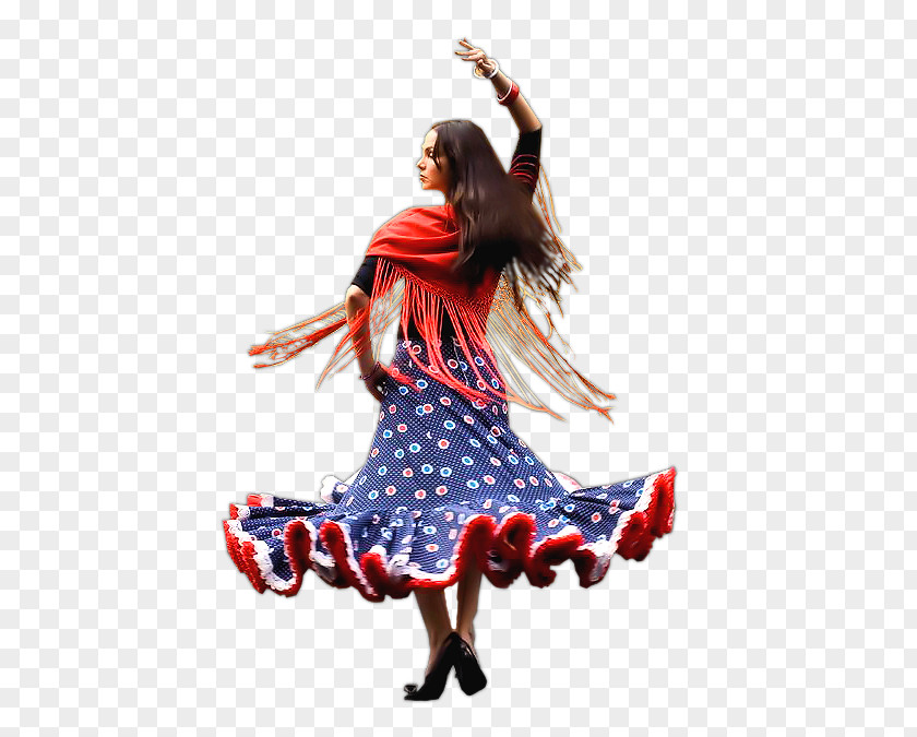Flamenco Hispanic Woman Dance У цыганского костра Song PNG