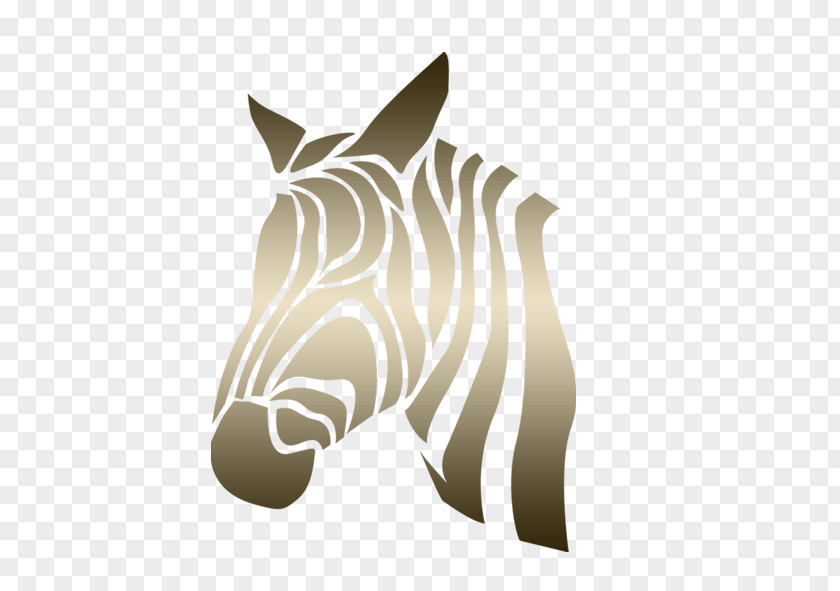 Horsehead Horse Zebra Silhouette PNG