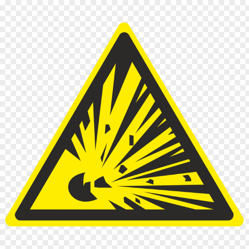 Explosion Pro Explosive Material Hazard Symbol Clip Art PNG