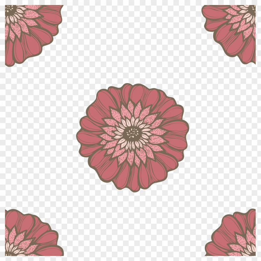 Fashion Creative Floral Vector Flower PNG