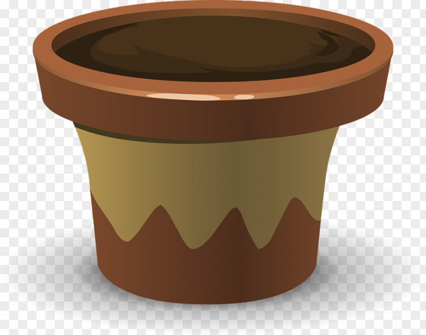 Flowerpot Potting Soil Crock Clip Art PNG