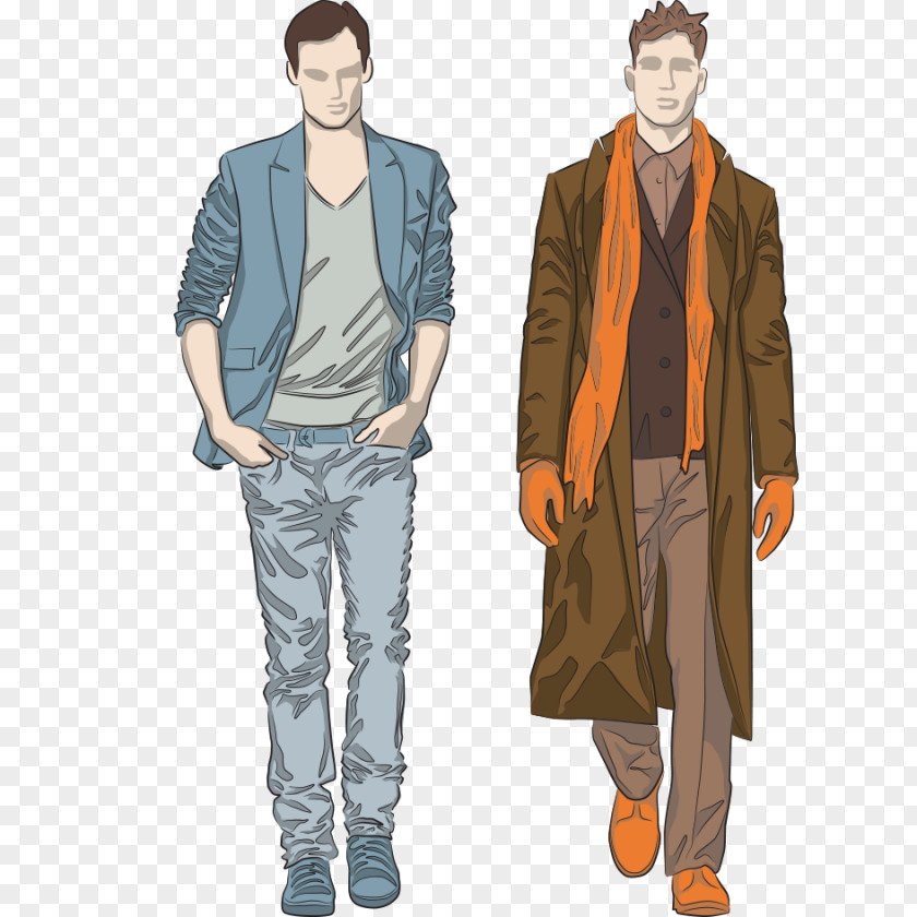 Vector Model Material Fashion Royalty-free Illustration PNG