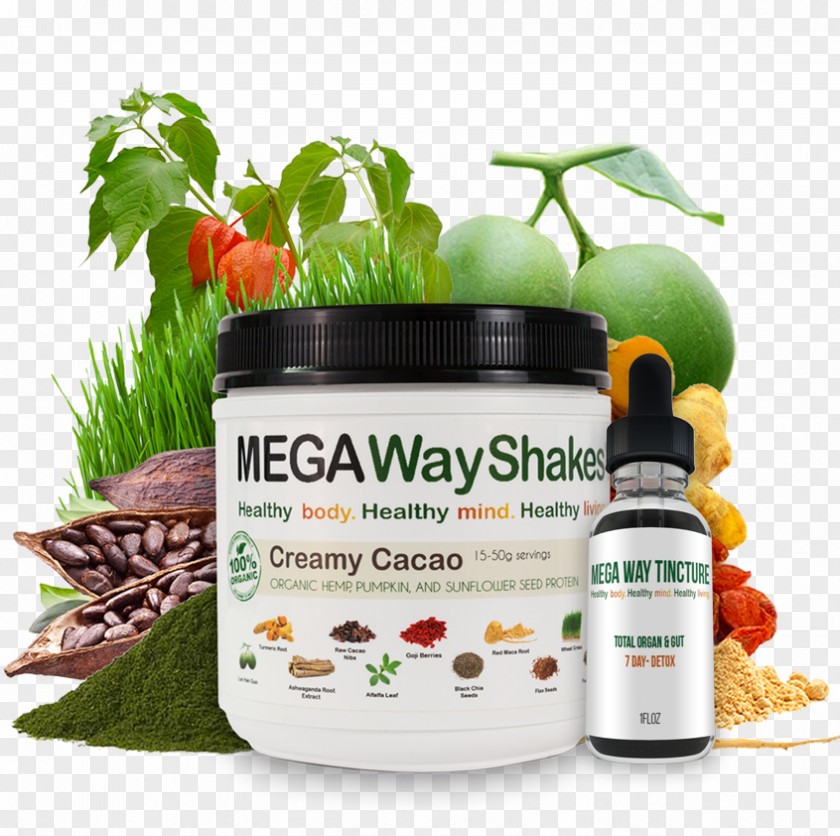 Vegan Power Milkshake Organic Food Protein Herb Superfood PNG