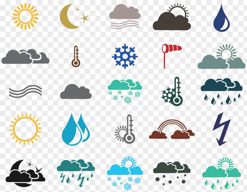Weather Icon Forecasting Rain Fog PNG
