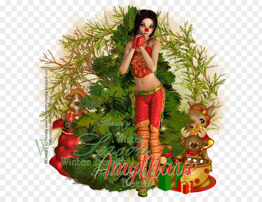 Tree Christmas Ornament Doll PNG