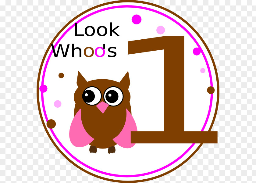 Birthday Patterns Owl Clip Art PNG