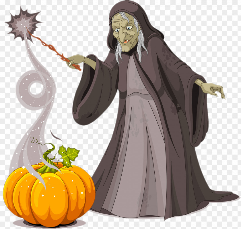 Creepy Witchcraft Halloween Film Series Clip Art PNG