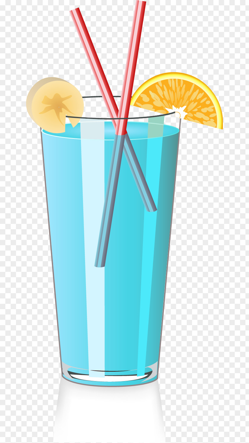 Glass Drink Vector Material Blue Hawaii Cocktail Juice Sea Breeze Non-alcoholic PNG