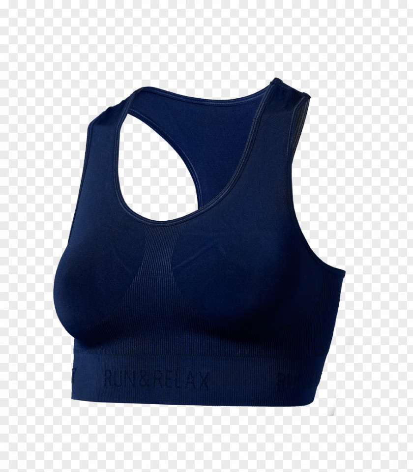 Stars And Midnight Blue Sports Bra Run & Relax Sleeveless Shirt PNG