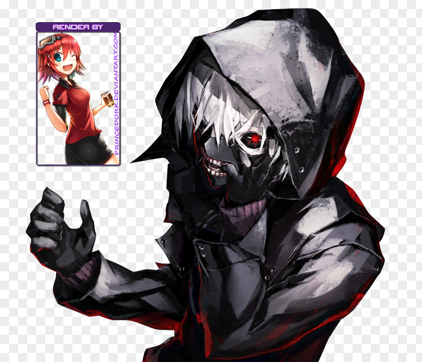 Tokyo Ghoul T-shirt Rendering PNG