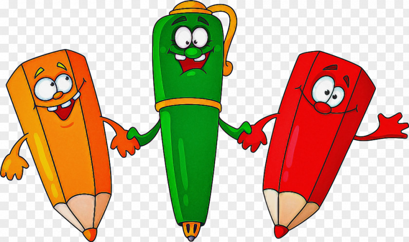 Chili Pepper Carrot School Pencil PNG