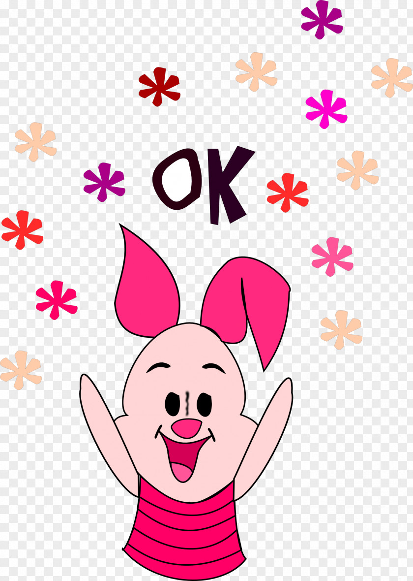 Karakter Smile Easter Bunny Rabbit Clip Art PNG