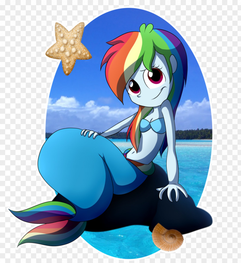 Mermaid Ariel Rainbow Dash Twilight Sparkle Pony Rarity PNG