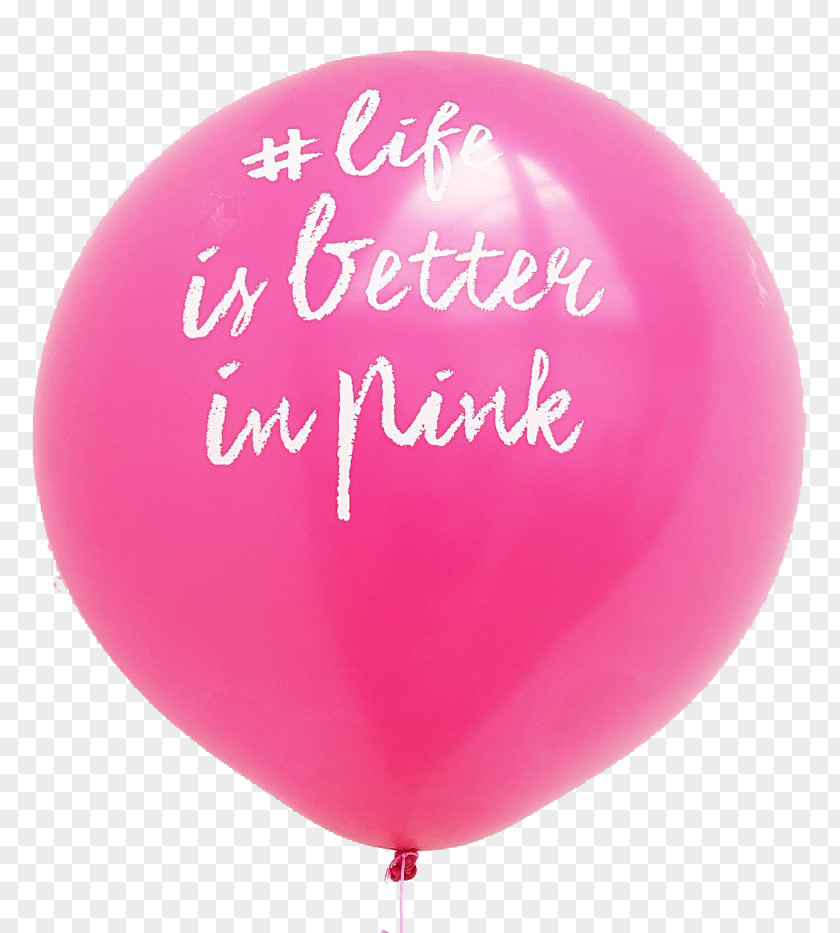 Balloon Pink M RTV PNG