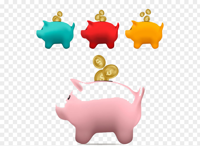 Creative Piggy Bank U50a8u94b1u7f50 Domestic Pig Download PNG