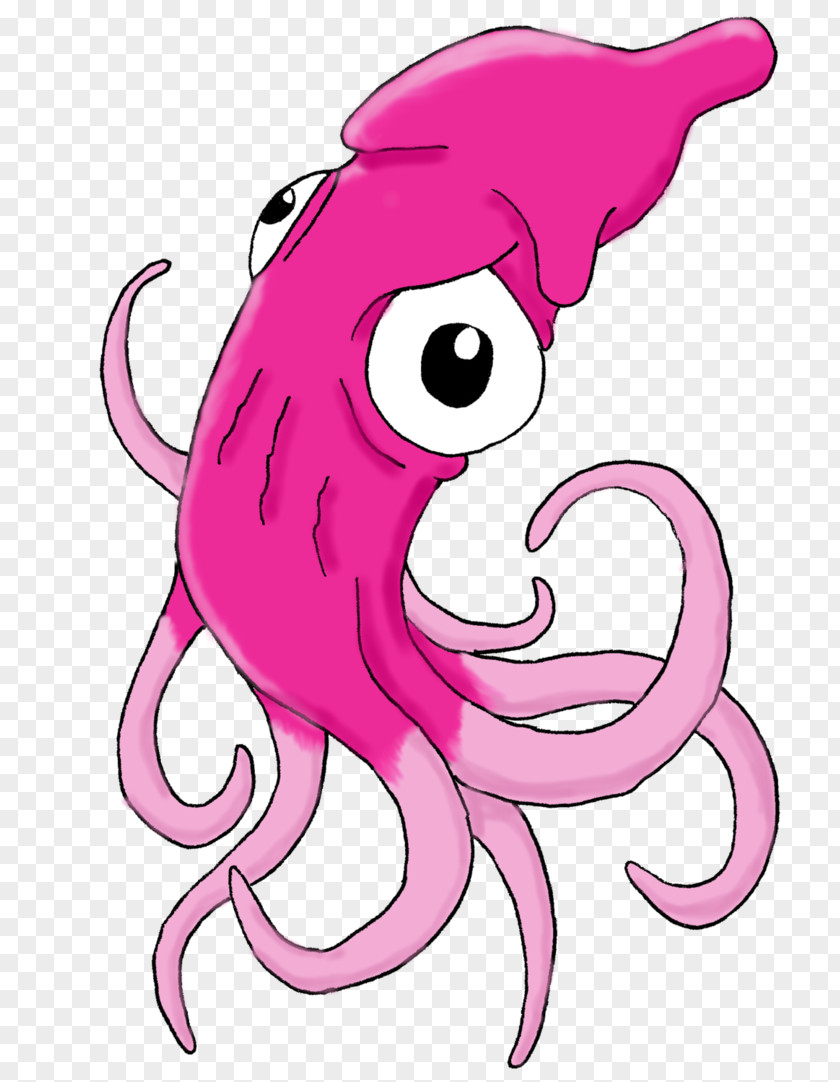 Squid Octopus Animal Cephalopod Clip Art PNG
