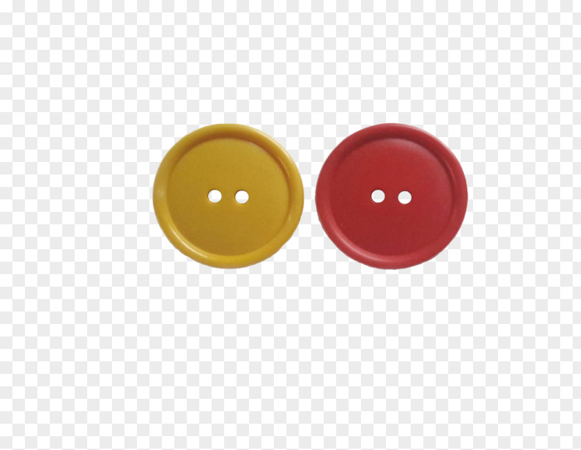 Button Yellow Red PNG
