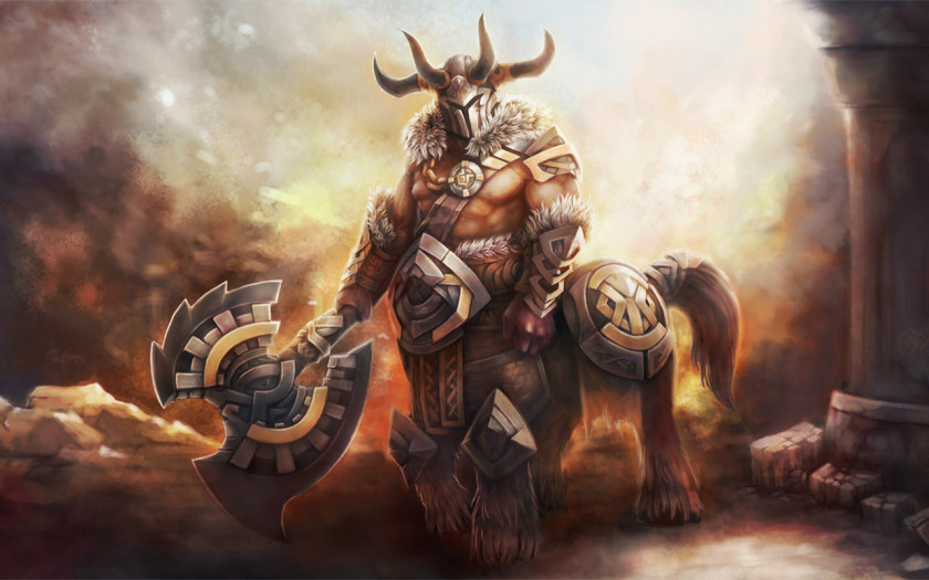 Centaur Dota 2 Kiev Major OG Desktop Wallpaper PNG