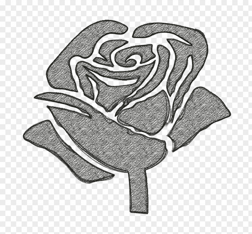 Rose Icon Shape Flowers PNG