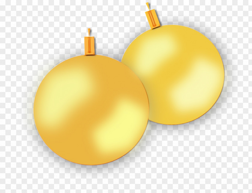 Sphere Fruit Watercolor Christmas PNG