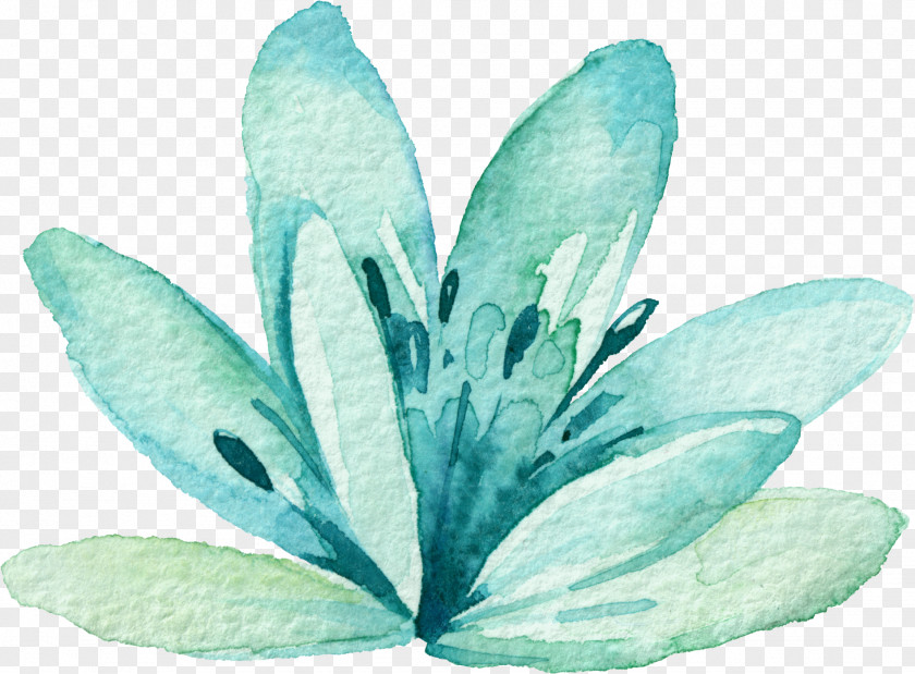 Watercolor: Flowers Watercolor Painting PNG painting, watercolour, green leafed plant clipart PNG