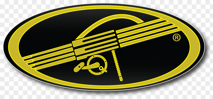 Yellow Oval Fishing Rods Logo Clip Art PNG