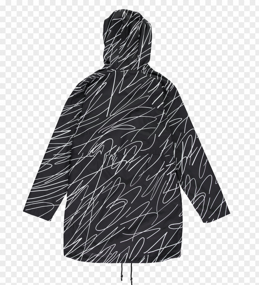 Zipper Hoodie Coat Parka Lining PNG