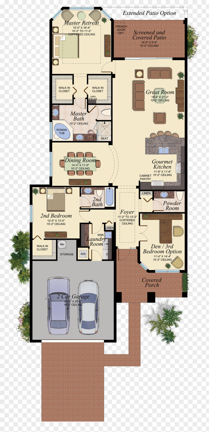 House Floor Plan Delray Beach PNG