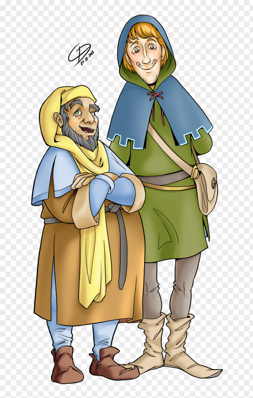 Medieval Middle Ages People Cartoon Peasant Clip Art PNG