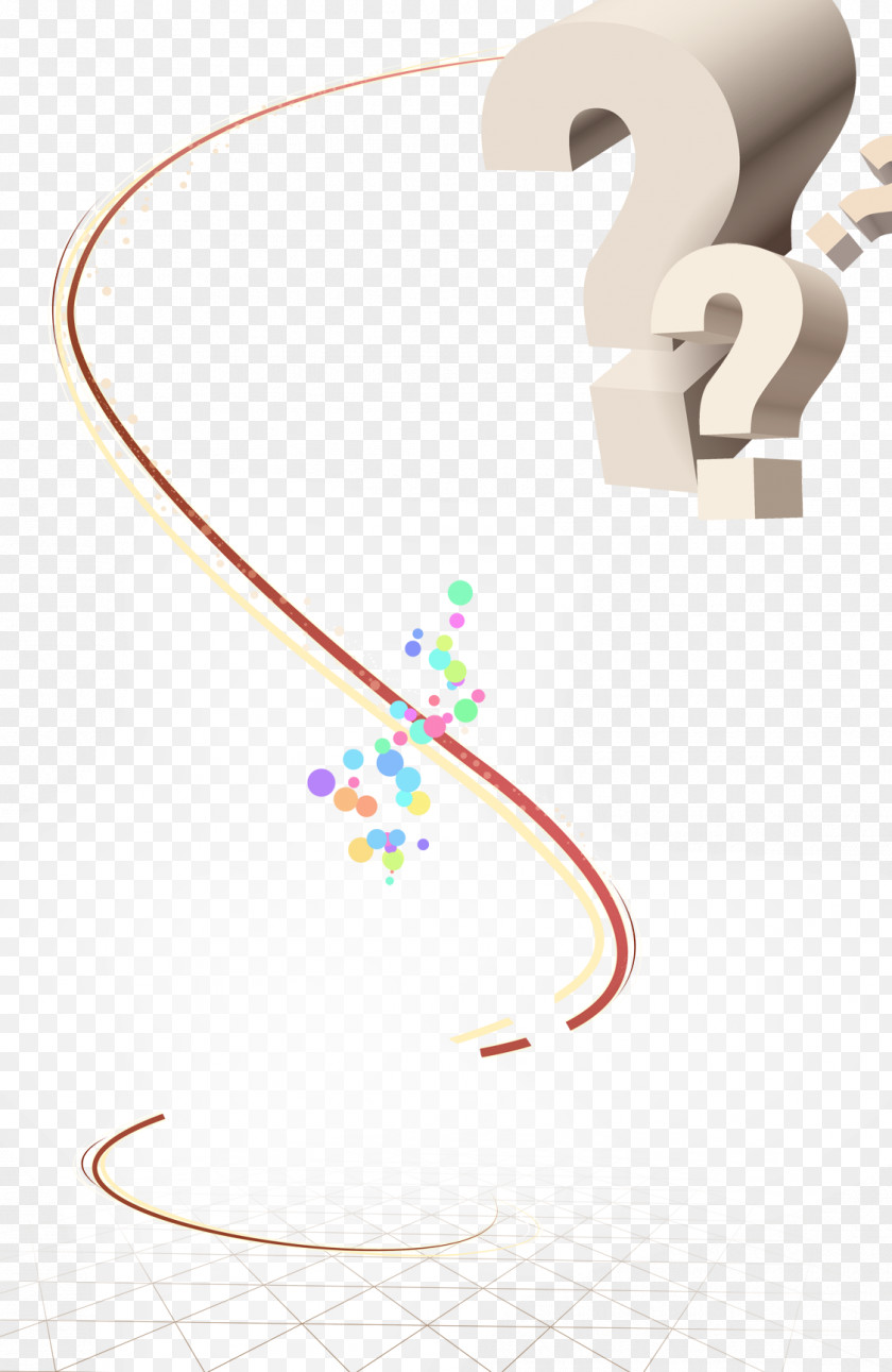 Question Mark Lines Graphic Design PNG