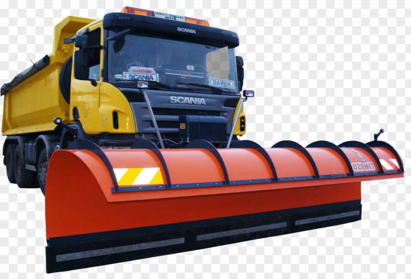 Reflecting Snowplow Transport Machine Car Plough PNG