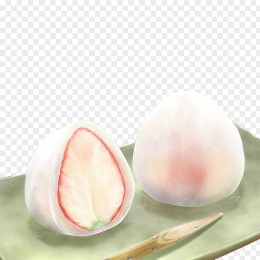 Strawberry Daifuku Mochi Wagashi Onigiri Dim Sum PNG