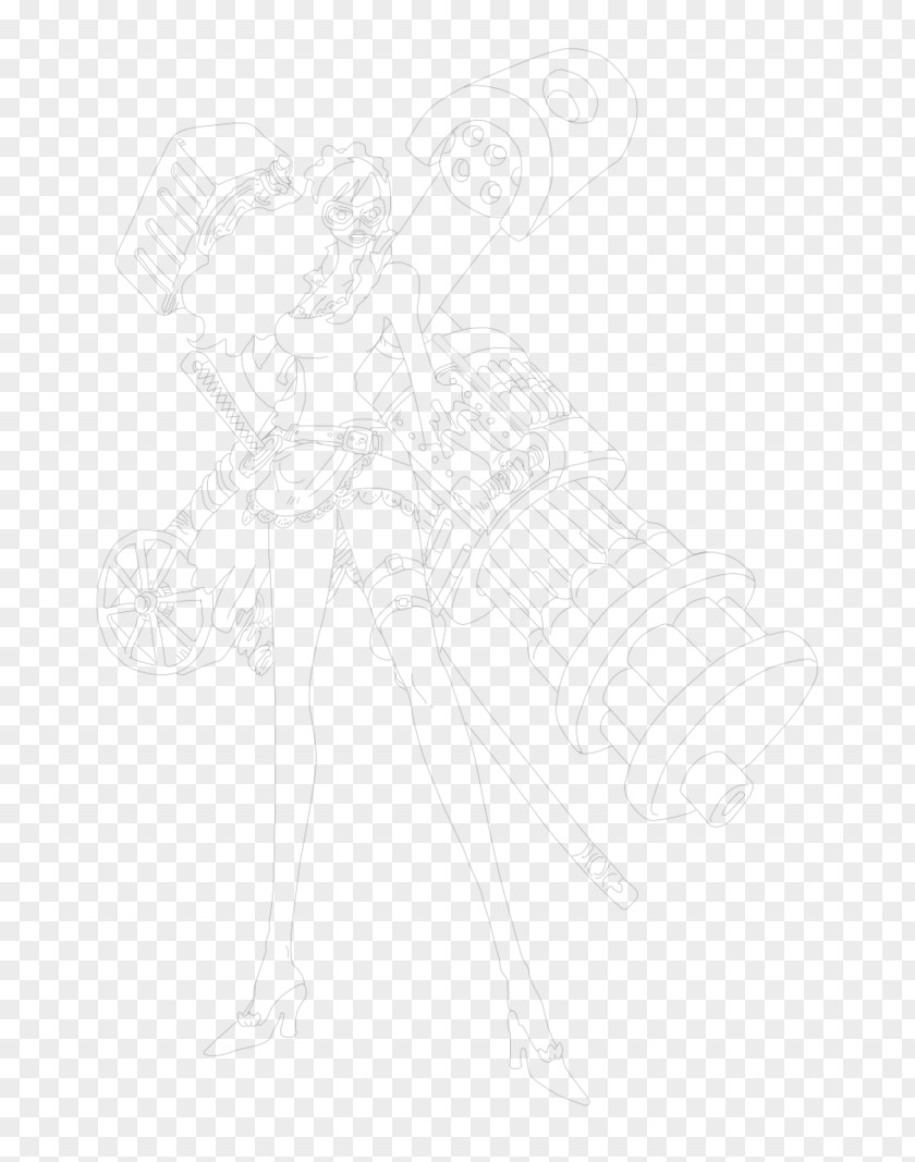 Baby One Piece Line Art Drawing Fairy Sketch PNG