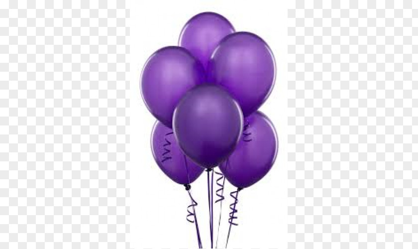 Balloon Flower Bouquet Purple Floristry PNG