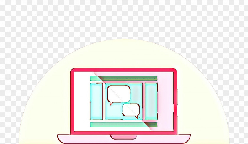 House Furniture Pink Line Architecture Rectangle Table PNG