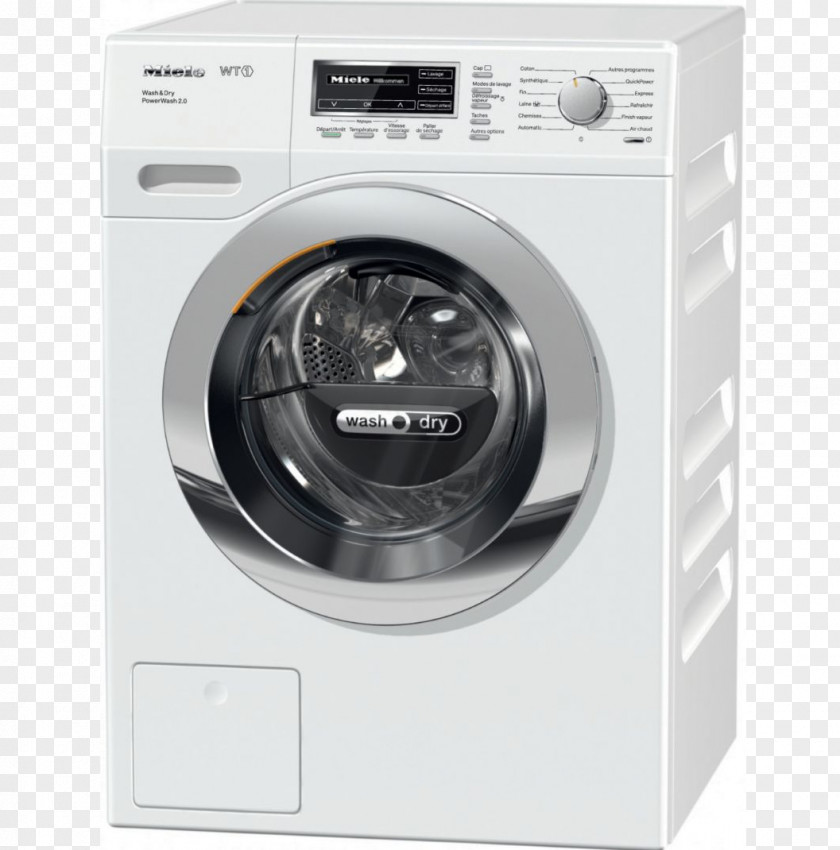 Washing Machines Combo Washer Dryer Miele Clothes Home Appliance PNG