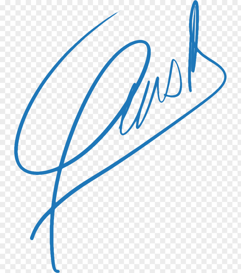 Primary Color Blue Signature Clip Art Text Document PNG